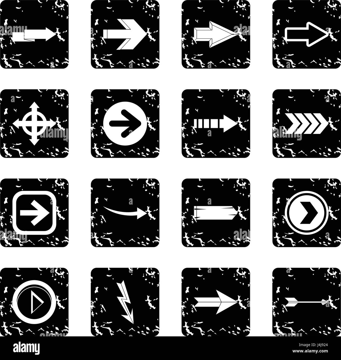 Arrow icons set, simple style Stock Vector Image & Art - Alamy