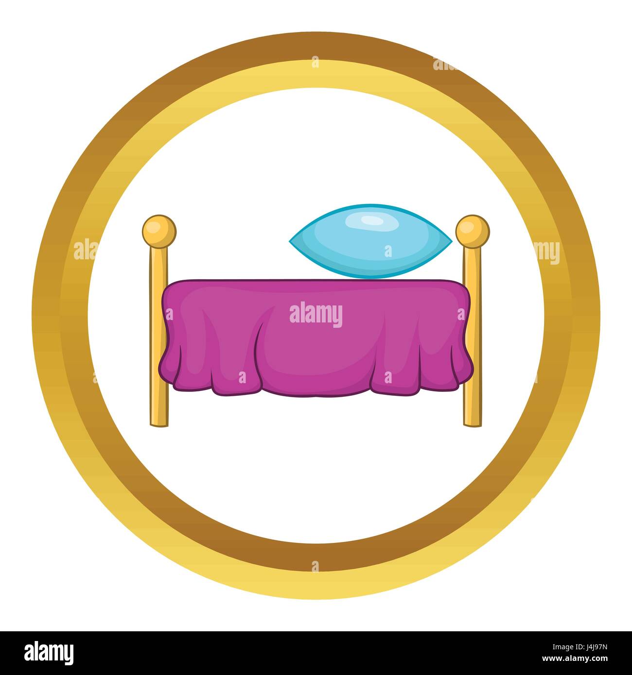 Bed vector icon Stock Vector Image & Art - Alamy