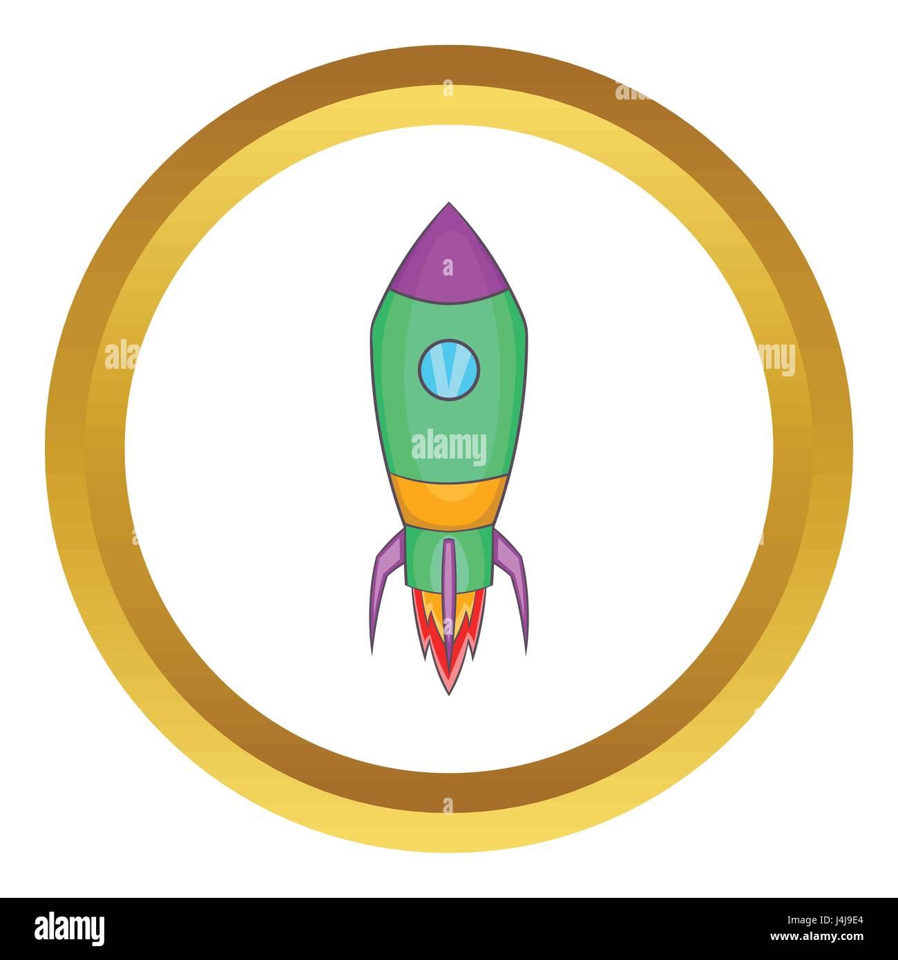 Rocket vector icon Stock Vector Image & Art - Alamy