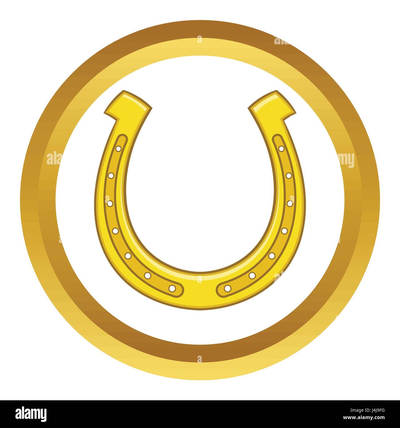Horseshoe vector icon Stock Vector Image & Art Alamy