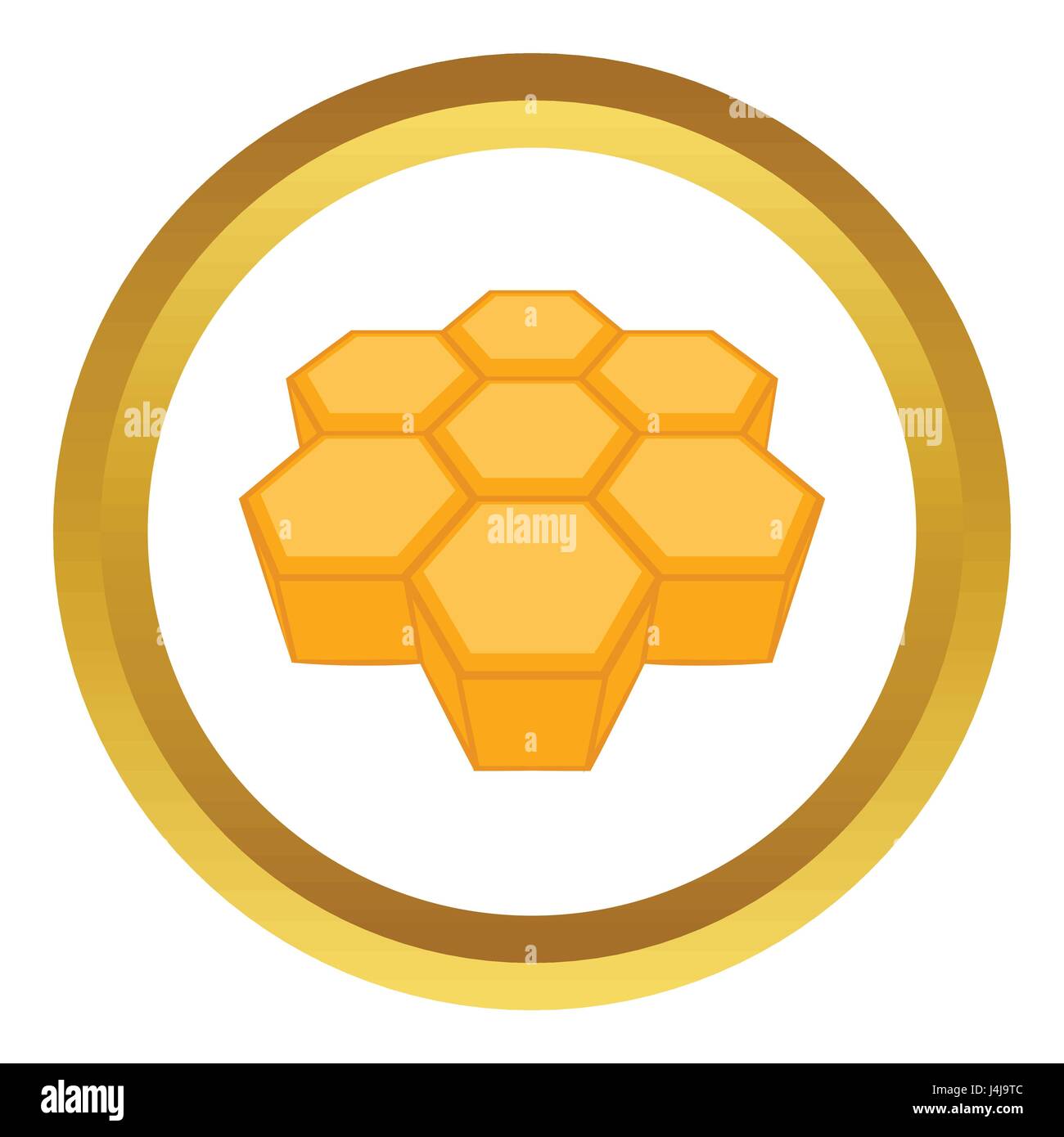 Honeycomb vector icon Stock Vector Image & Art - Alamy