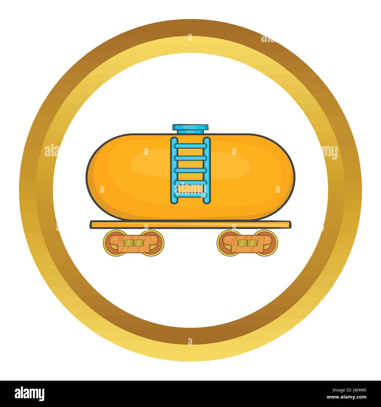 Tanker trailer on train vector icon Stock Vector Image & Art - Alamy