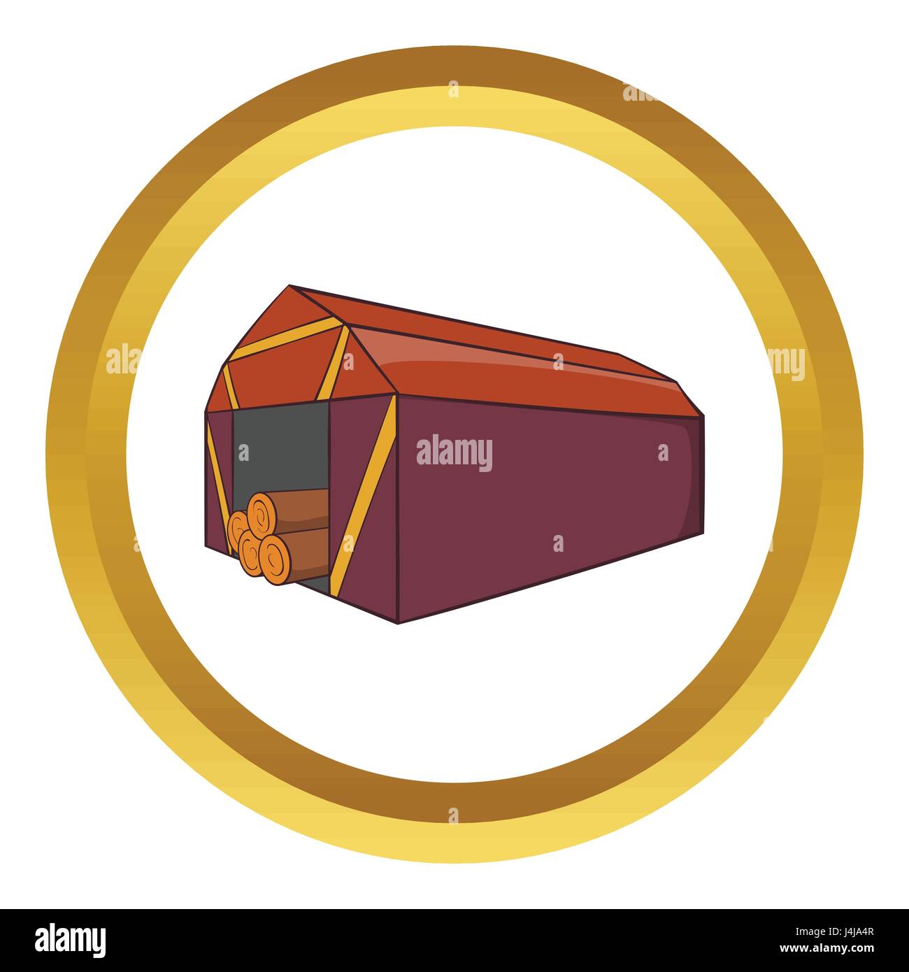 Shed vector icon Stock Vector Image & Art - Alamy