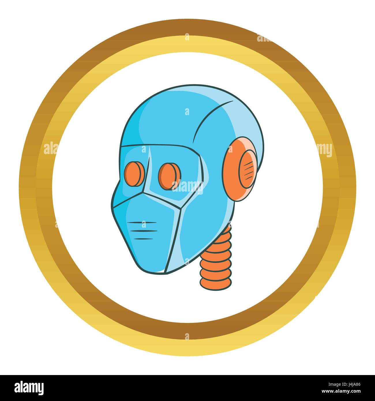 Mechanic head vector icon Stock Vector Image & Art - Alamy