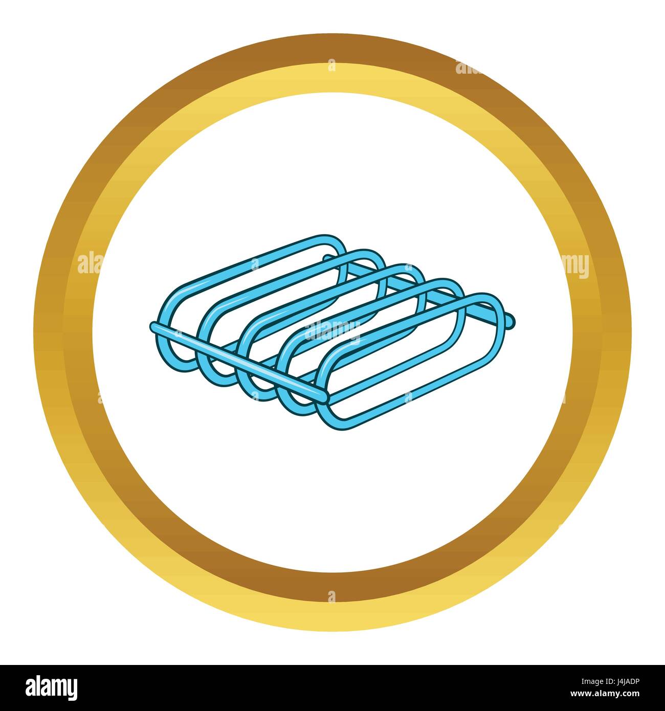 Bicycle rack vector icon Stock Vector Image & Art Alamy