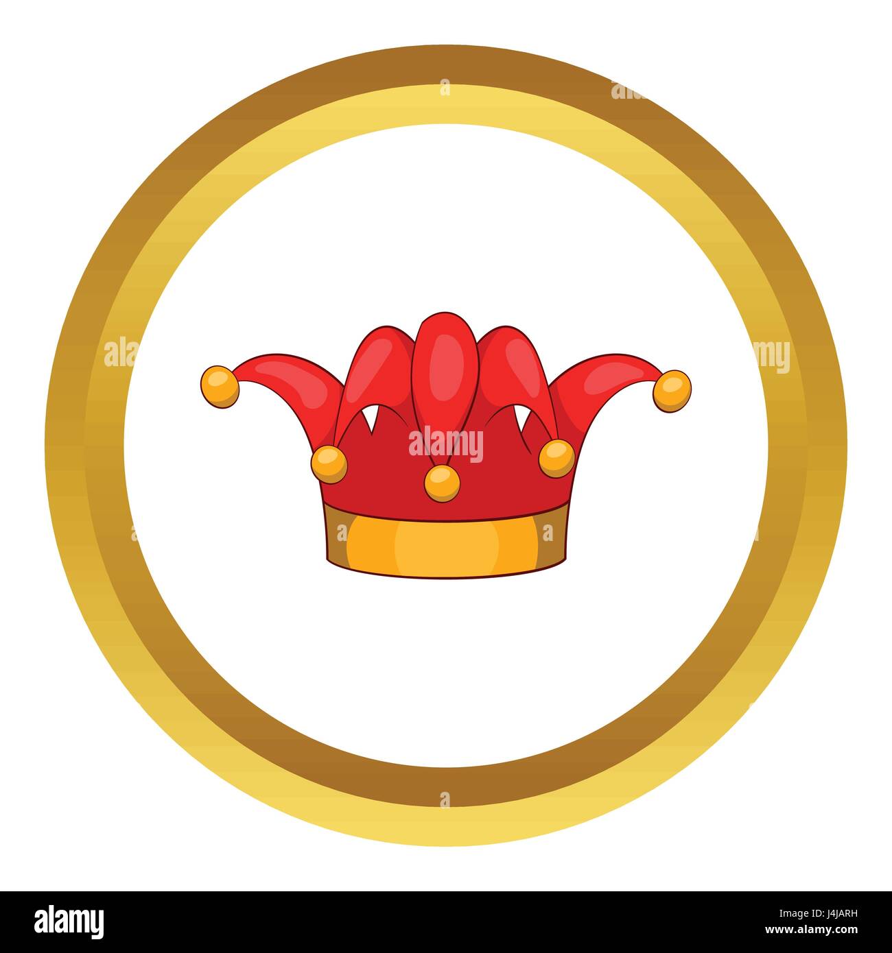 Jester hat vector icon Stock Vector Image & Art - Alamy