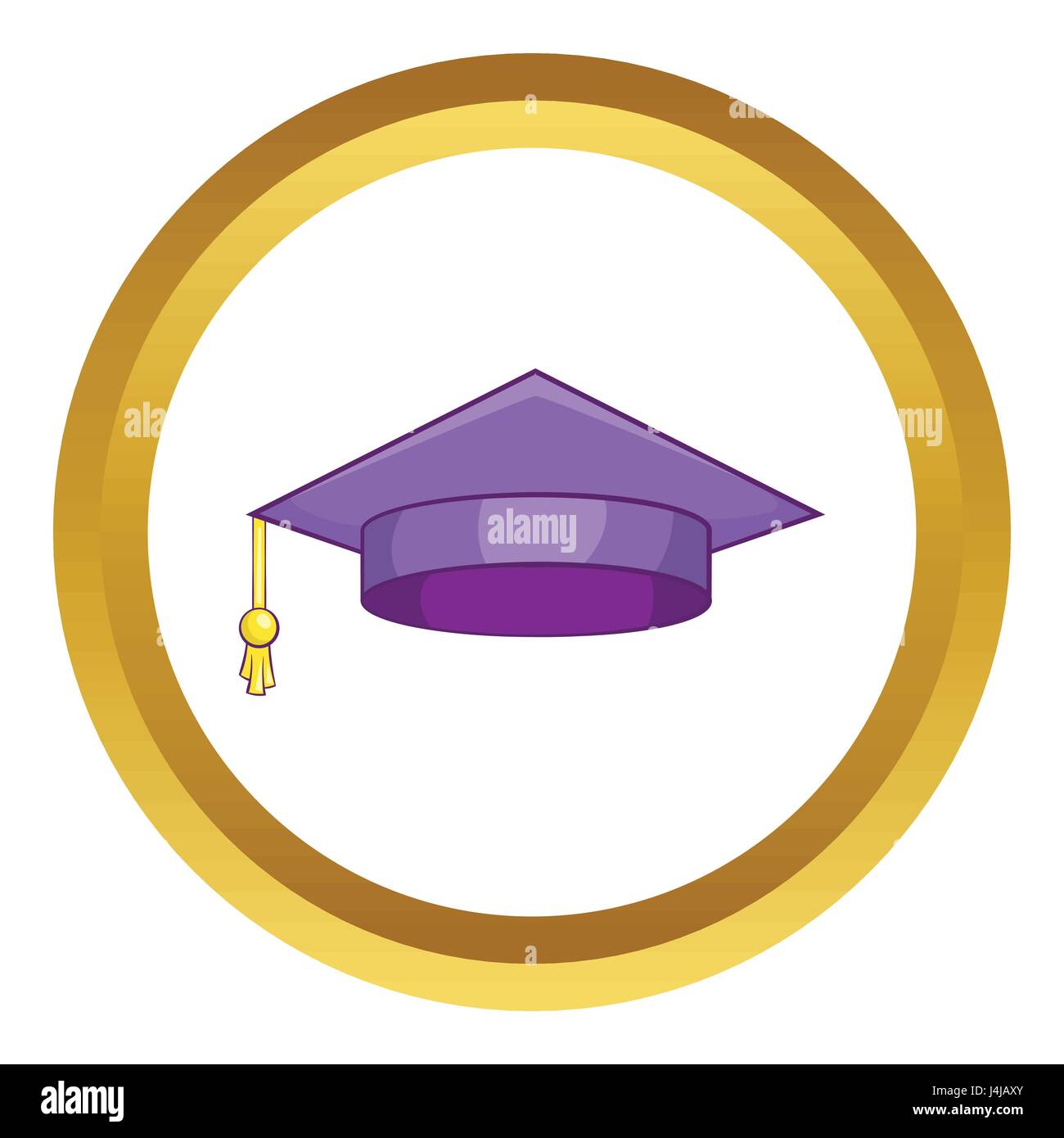 Graduation cap vector icon Stock Vector Image & Art - Alamy