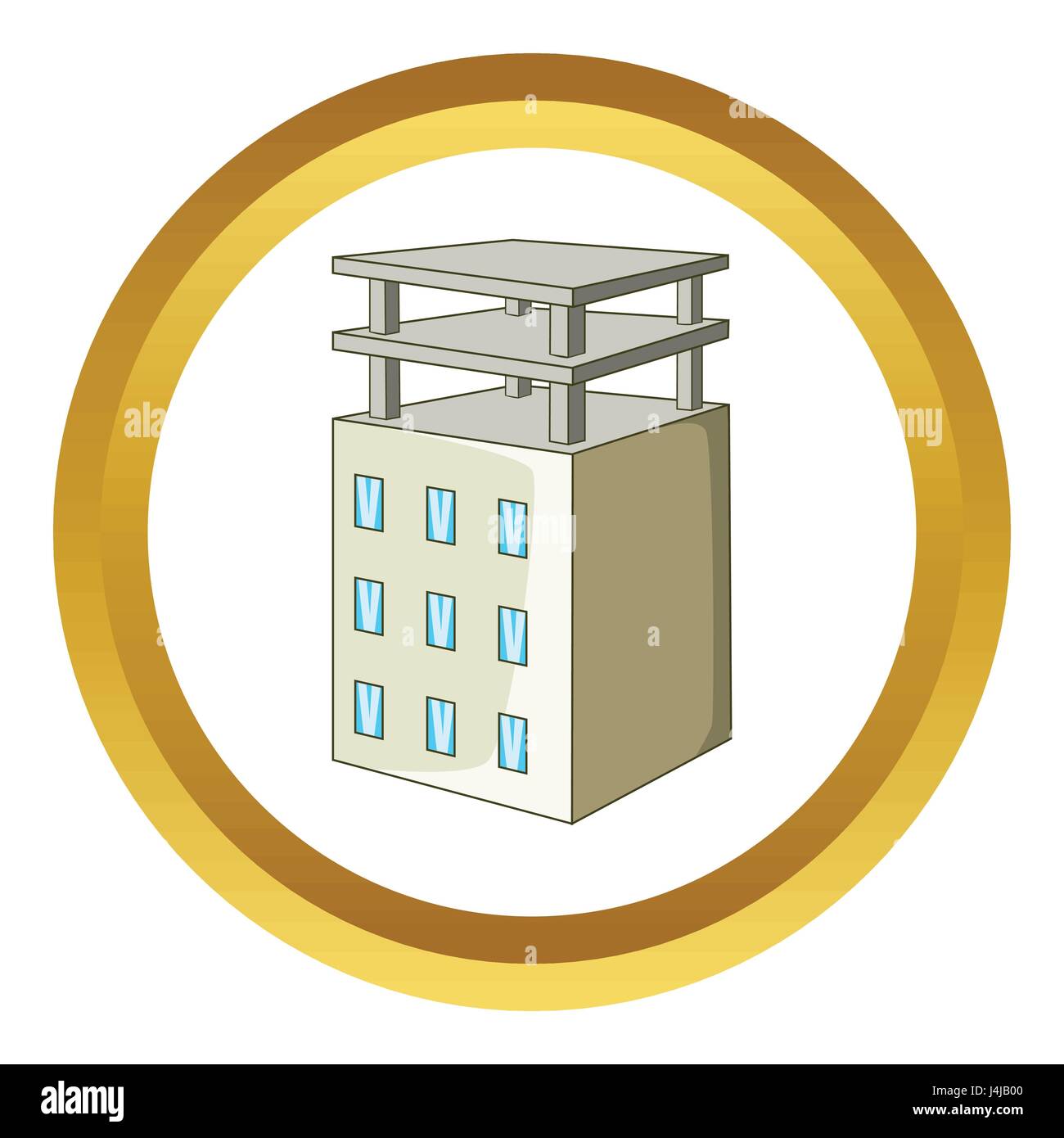 Building vector icon Stock Vector Image & Art - Alamy