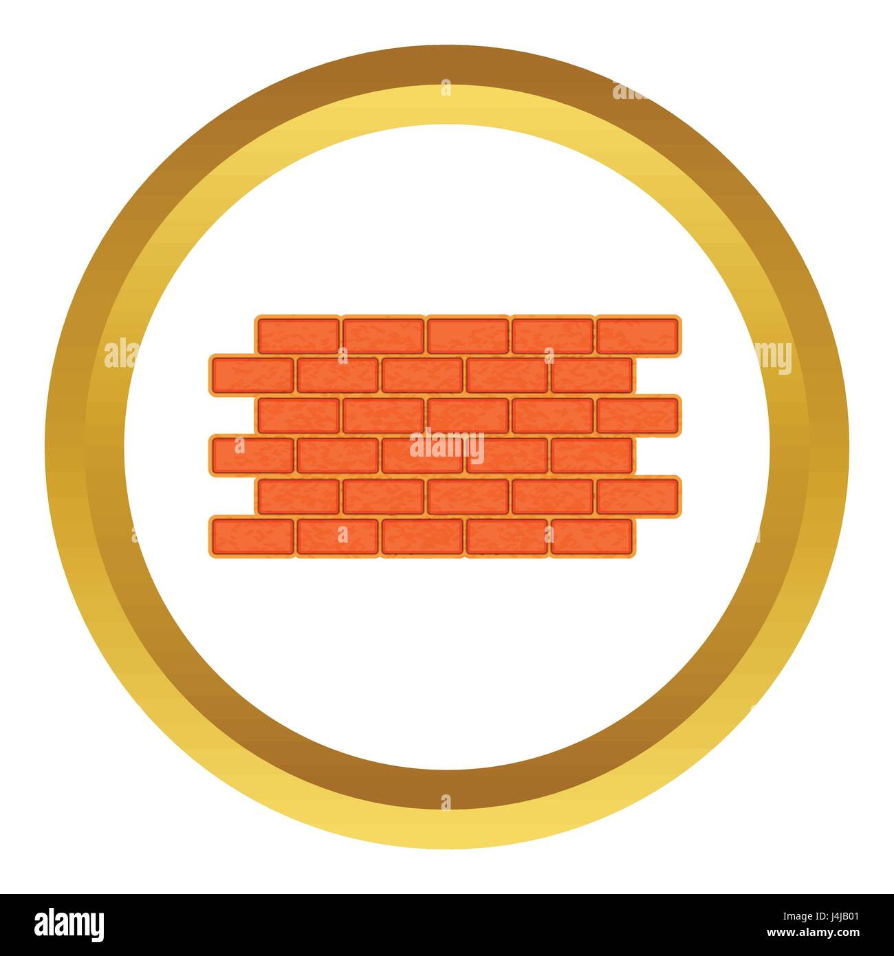Brick wall vector icon Stock Vector Image & Art - Alamy