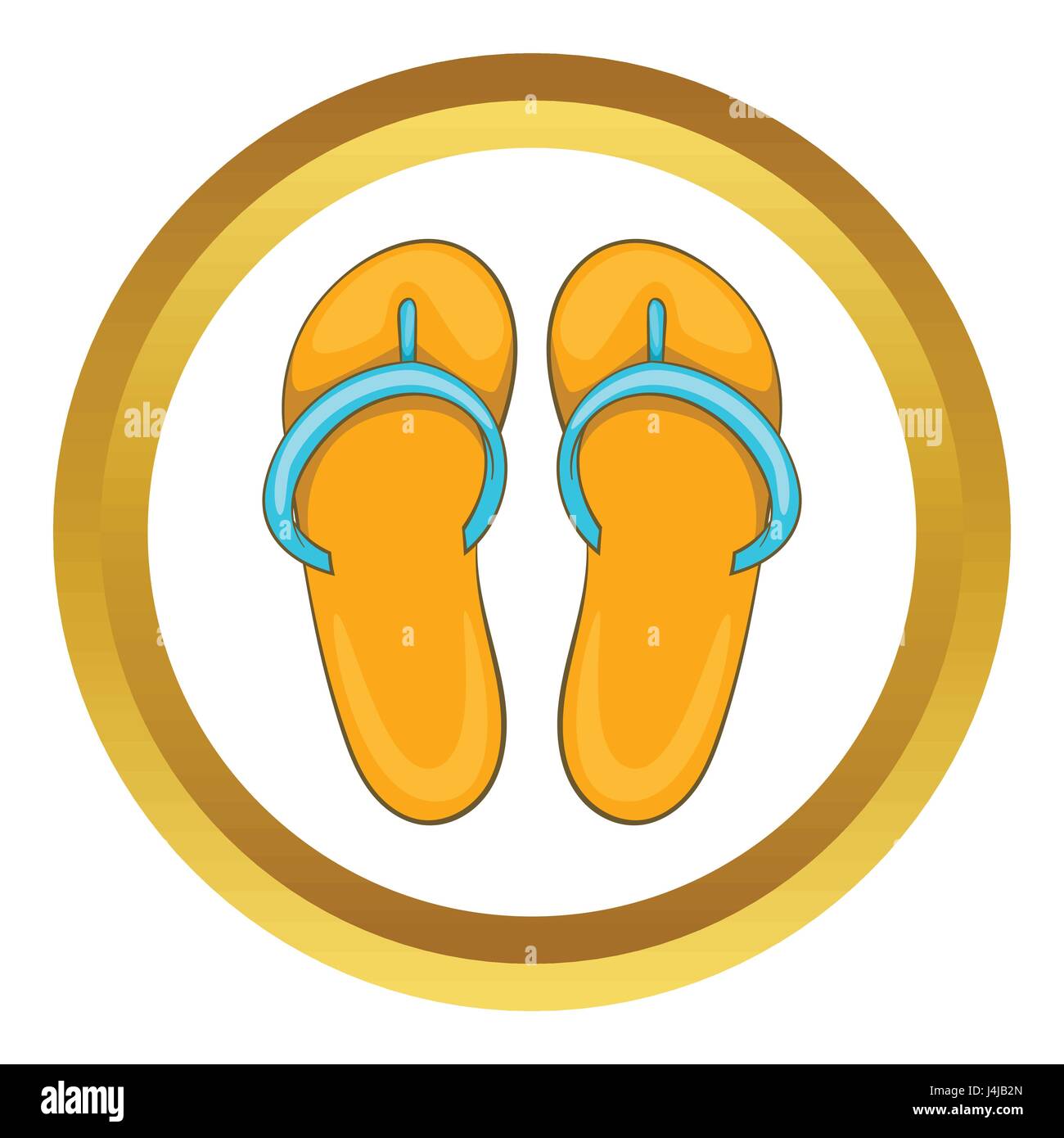 Slippers vector icon Stock Vector Image & Art - Alamy