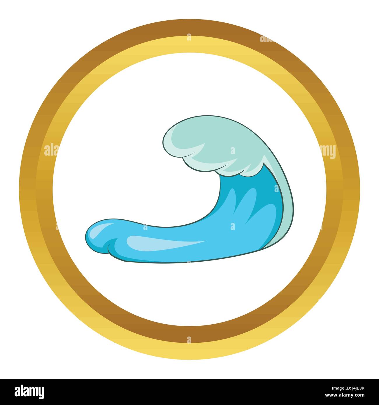 High wave vector icon Stock Vector Image & Art - Alamy