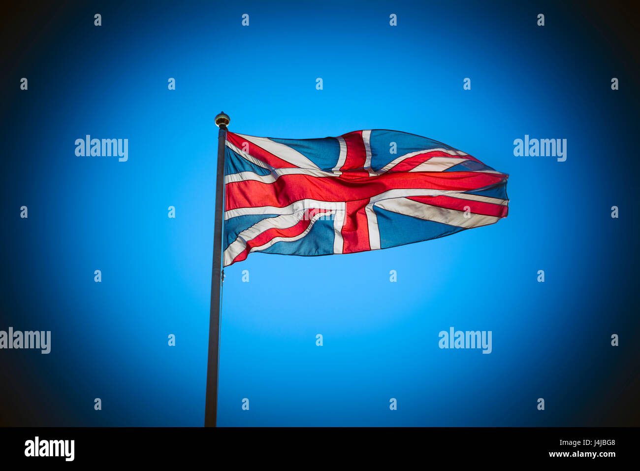 Blue union jack hi-res stock photography and images - Alamy