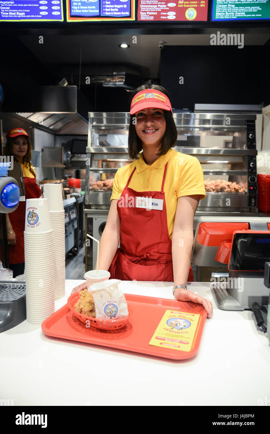 Milan, Breaking Bad Los Pollos Hermanos opens in Milan for two days in the  picture Stock Photo - Alamy