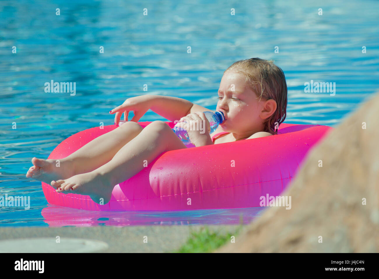Child floating water safety hires stock photography and images Alamy