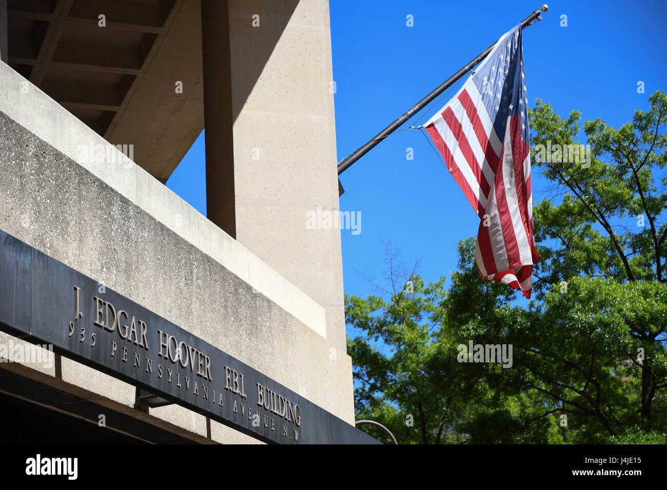 The J. Edgar Hoover FBI building in Washington, D.C., USA Stock Photo