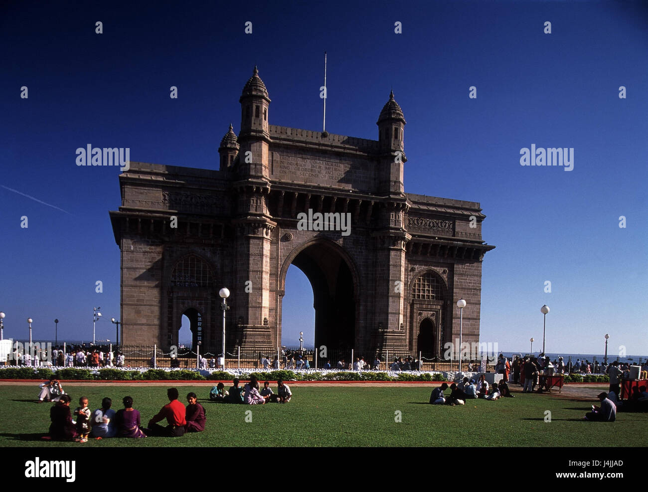 India, Bombay, harbour, 'Gateway of India' place of interest, gate, landmark Stock Photo