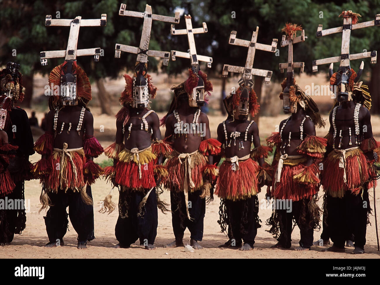 Mali Sangha Strain Dogon Masks Culture West In African Way Stock Photo Alamy