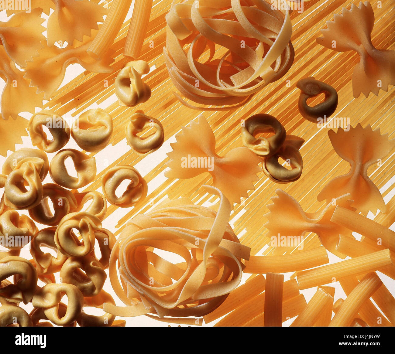 Noodle sorts, differently still life, noodles, sorts, various, size