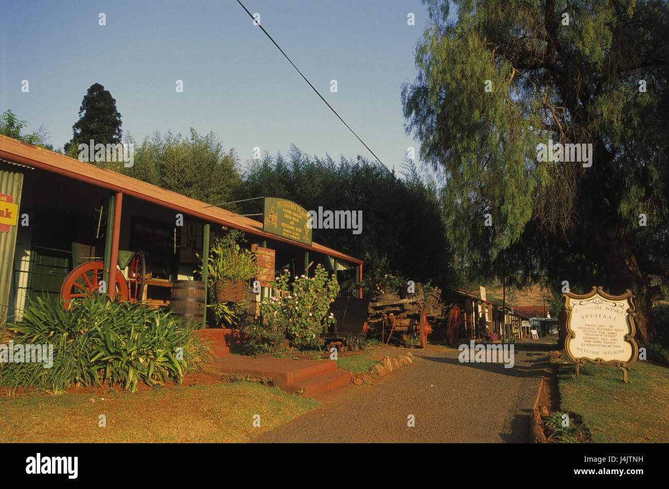 South Africa, province of Mpumalanga, pilgrim's rest, restaurant RSA