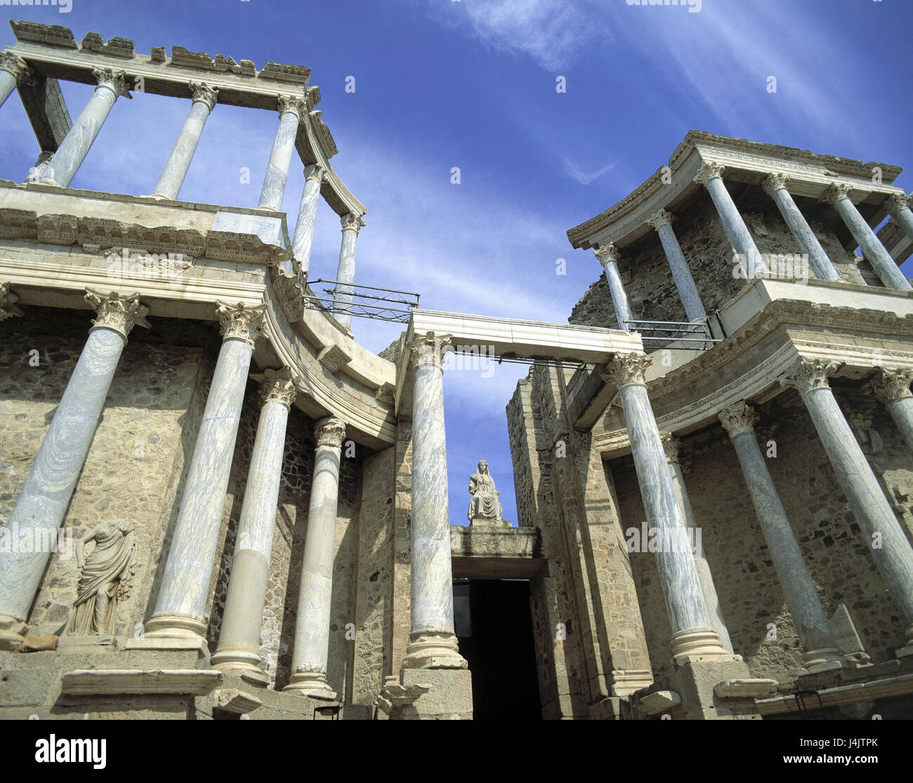 Spain, ex-diaeresis dura, Merida, Teatro Romano outside, province, Badajoz, Roman theatre, archeology, UNESCO-world cultural heritage, culture Stock Photo