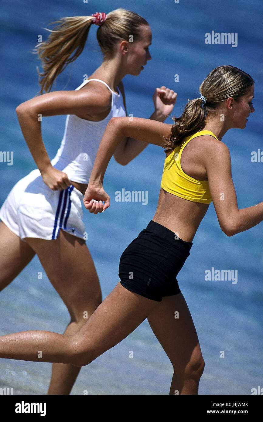 Two Female Models Advertising Ergonomic Sport Stock Photo 2305683059