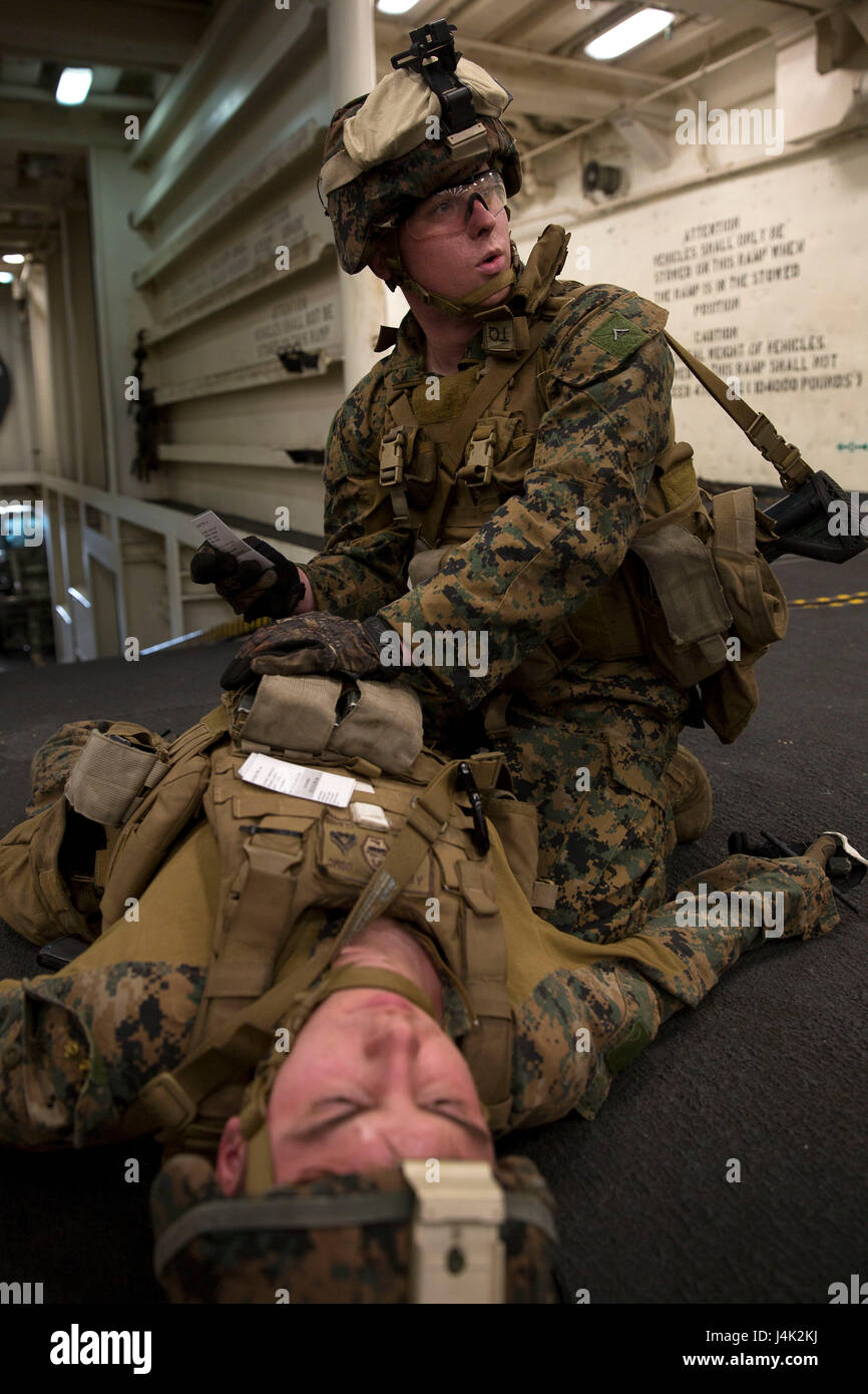 Lance Cpl. Brandon Vanderhoof with Battalion Landing Team, 3rd ...