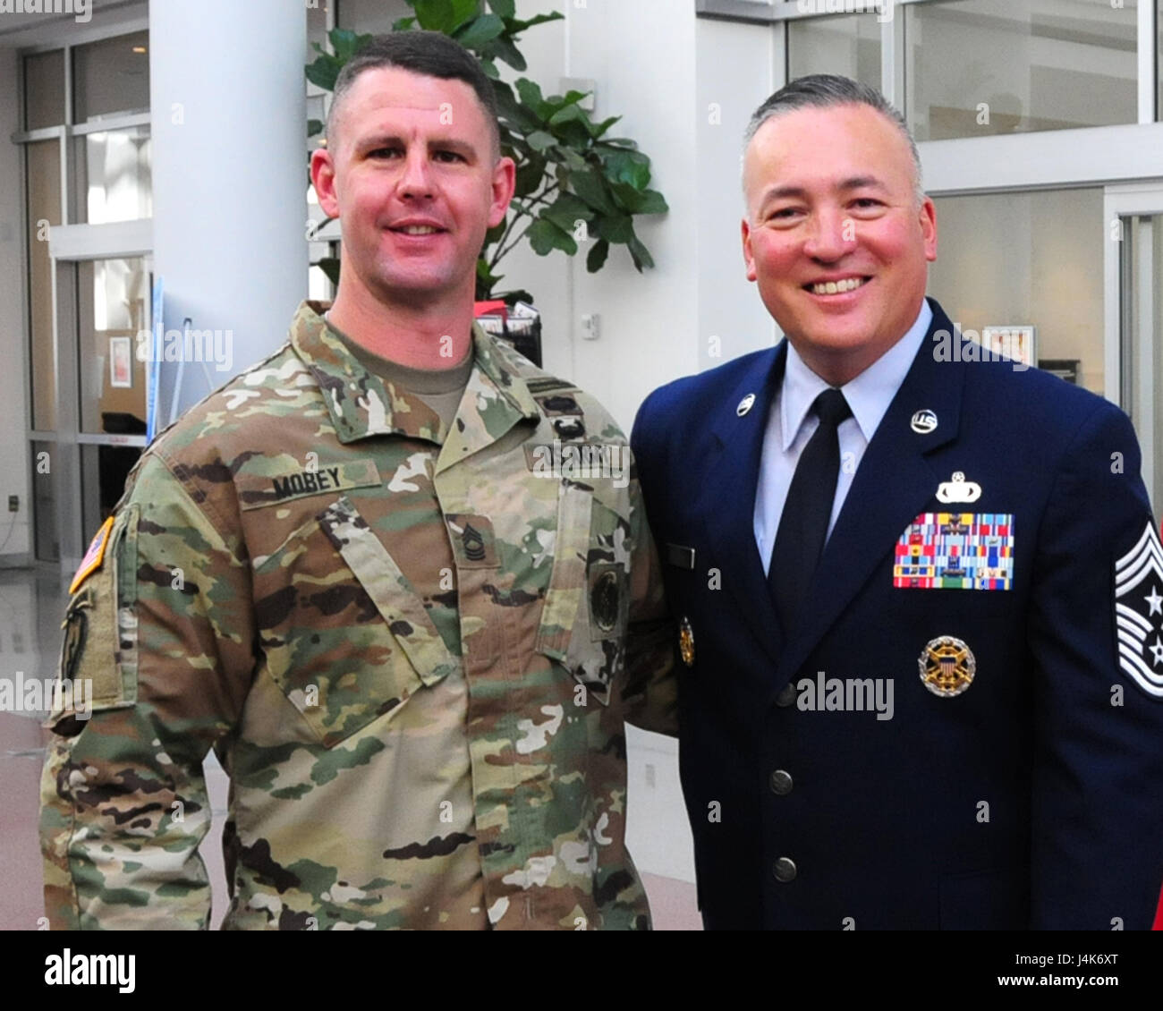 Army Master Sgt. Brandon Morey, assistant Inspector General, Joint