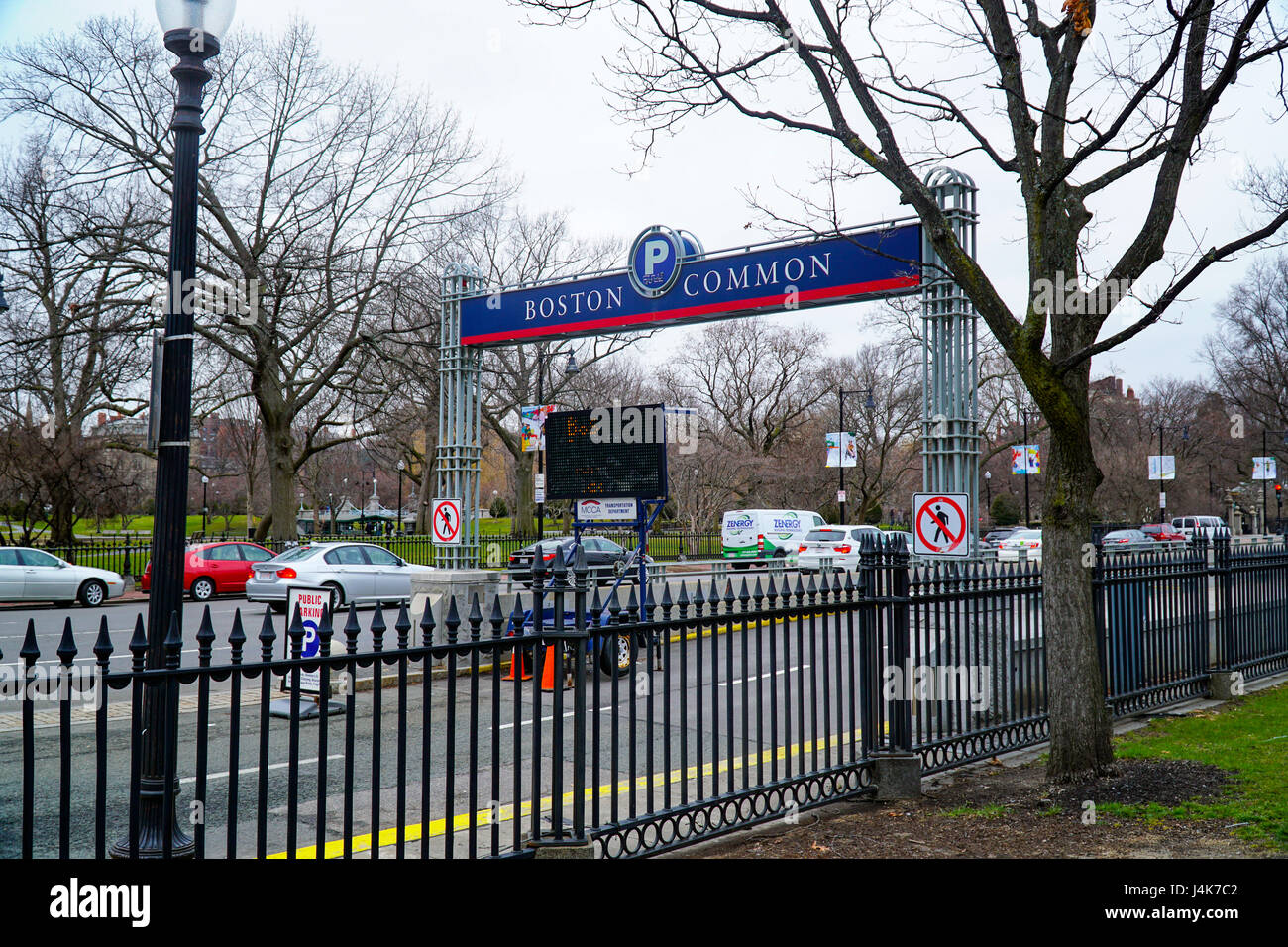 Boston Common Parking Lot - BOSTON , MASSACHUSETTS Stock Photo - Alamy