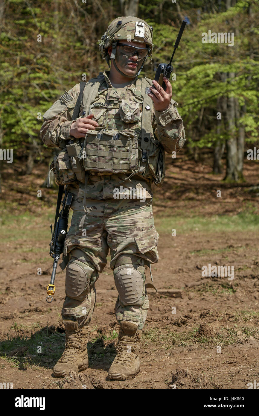 Reconnaissance Operations Army 2nd Cavalry Regiment soldiers conduct reconnaissance during Saber ...