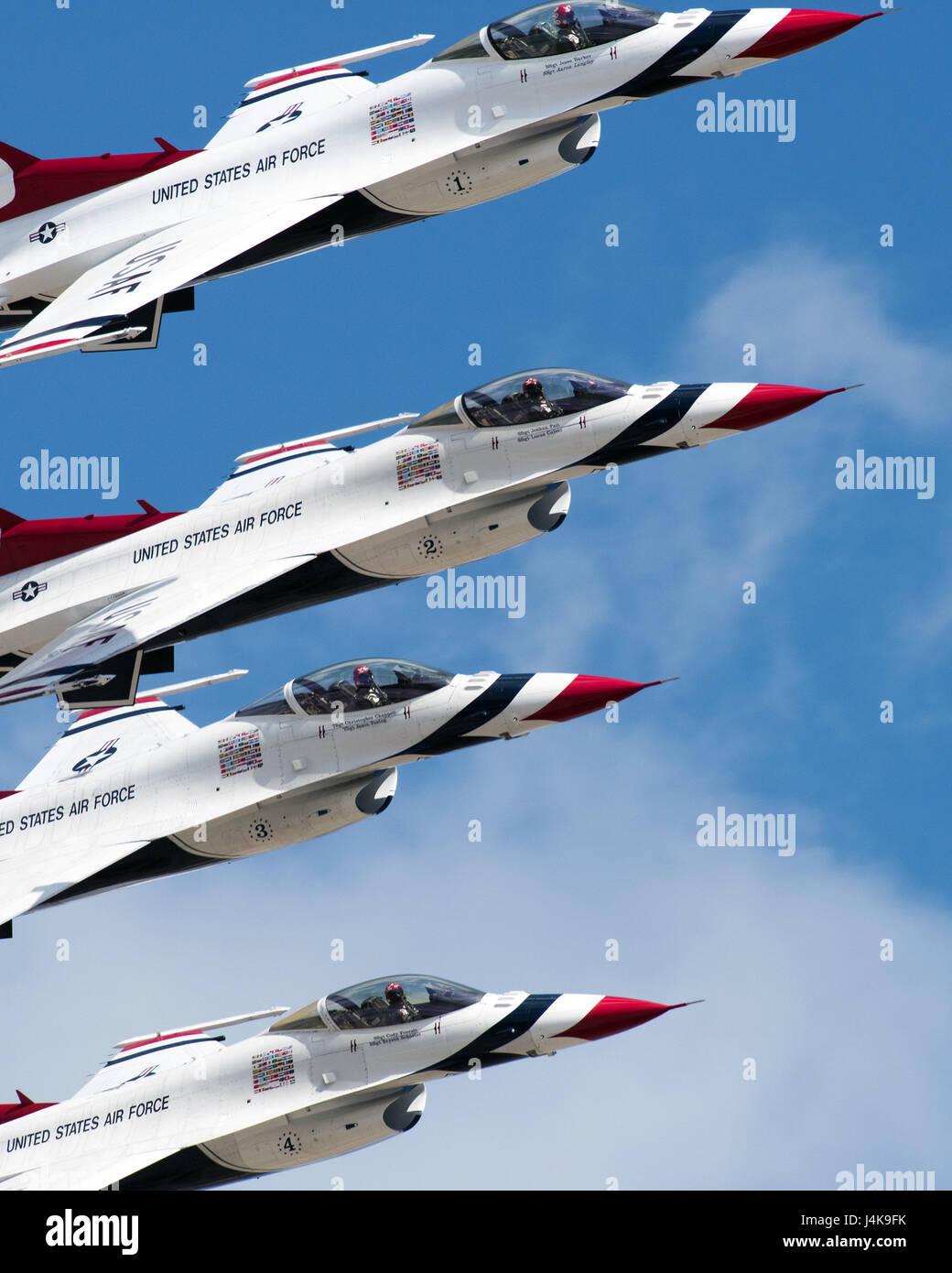 The Wings over Solano Air Show at Travis Air Force Base, California, on May  6, 2017, featured aerial demonstrations by the USAF Thunderbirds, parachute  performances by the Army Golden Knights, flyovers, and