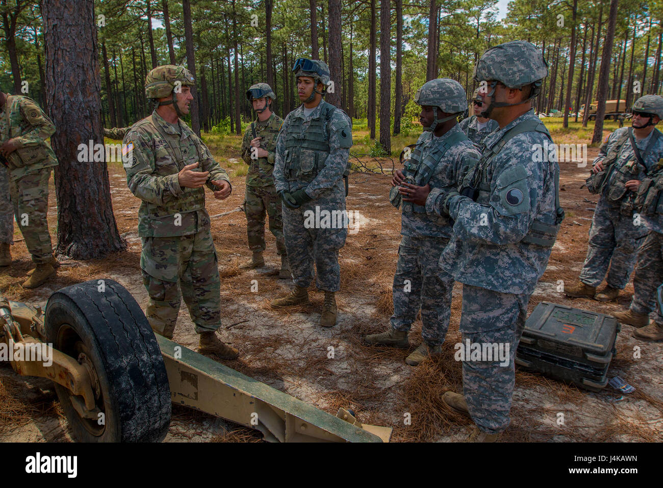 Staff Sgt. Jared Elzea, Section Chief With Charlie Battery, 2nd ...