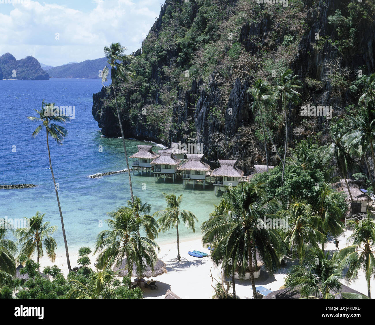 The Philippines Island Palawan Miniloc El Nido Resort Bay Holiday S Attachment Building On Stilts South East Asia Malay Archipelago Island Group Island Coast Bile Coast Bath Bay Beach Palm Beach Bungalows Destination Holiday