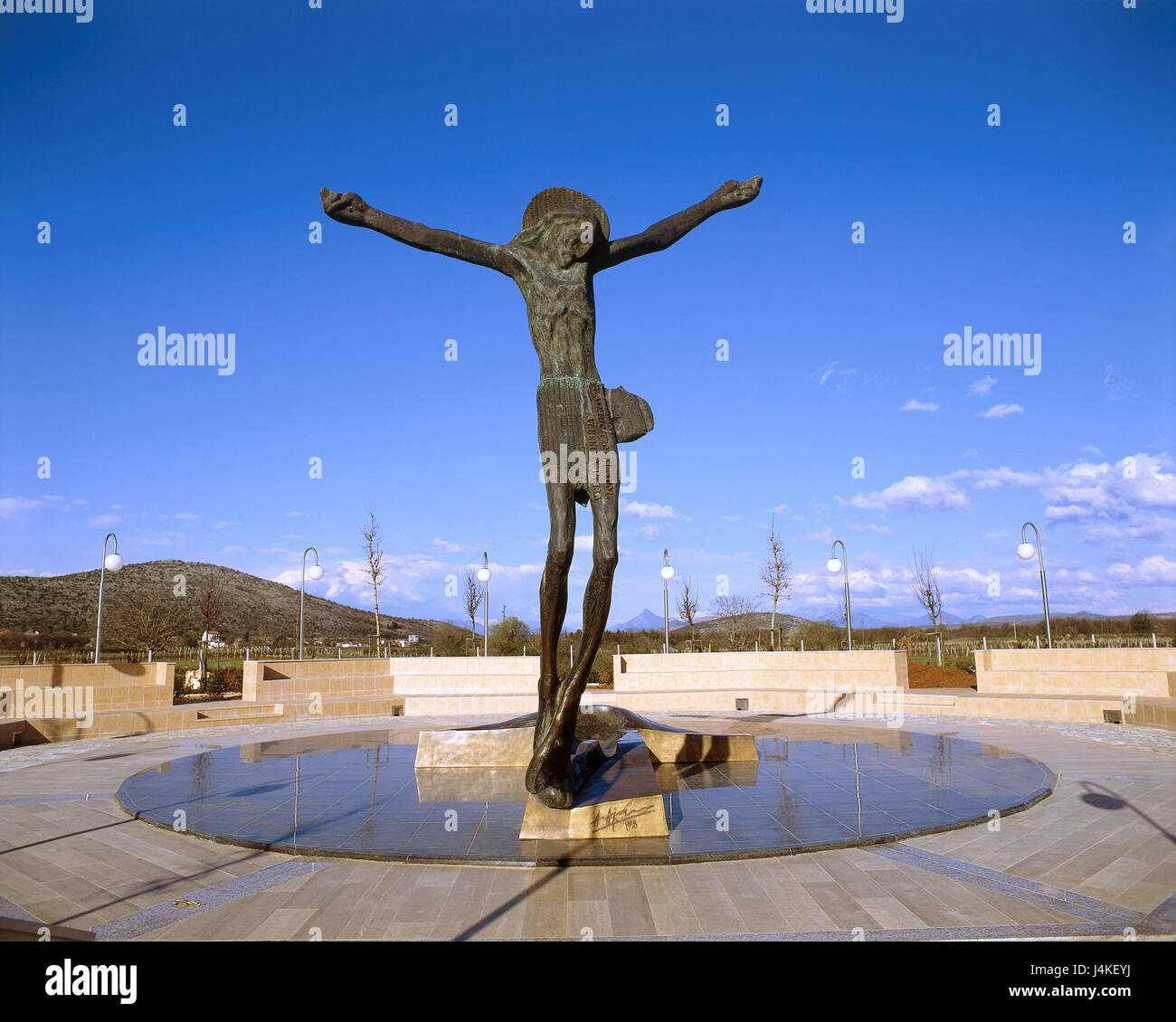 BosniaHerzegovina, Medjugorje, JesusStatue Europe, Southeast Europe