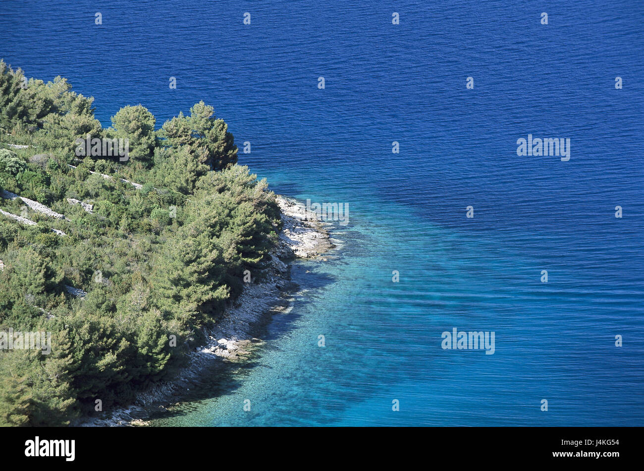 Croatia, Dalmatia, island Dugi Otok, coastal scenery, sea Europe ...