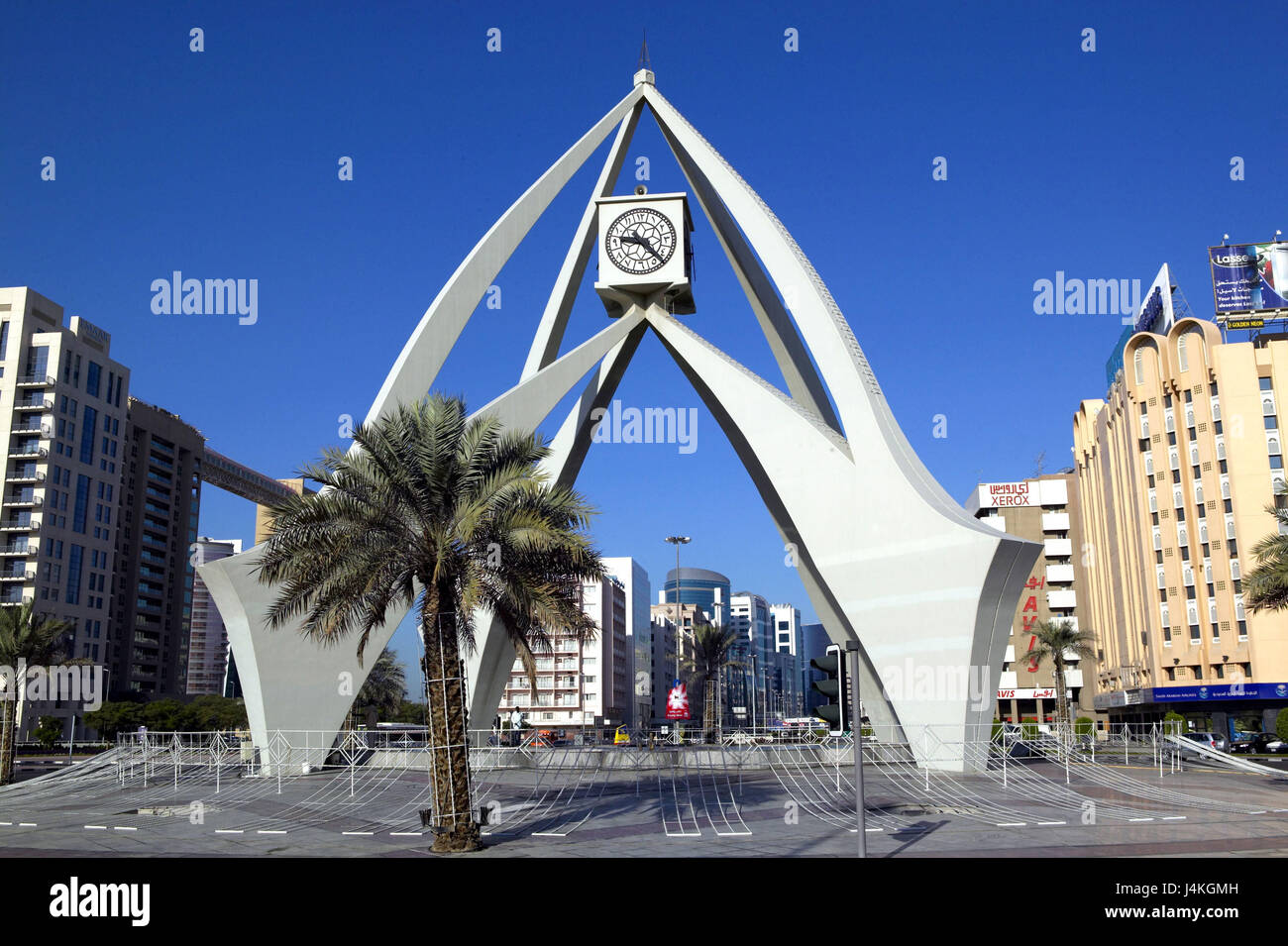 United Arab Emirates, Dubai, Clock Tower VAE, Arabian peninsula, the