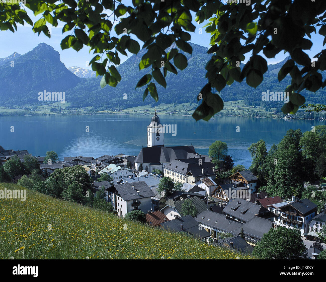 Austria, salt chamber property, St. Wolfgang, local view, Wolfgang's