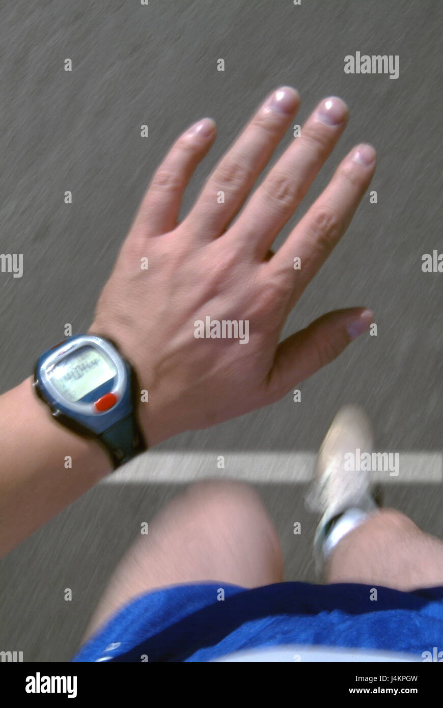 wrist watch running on pulse