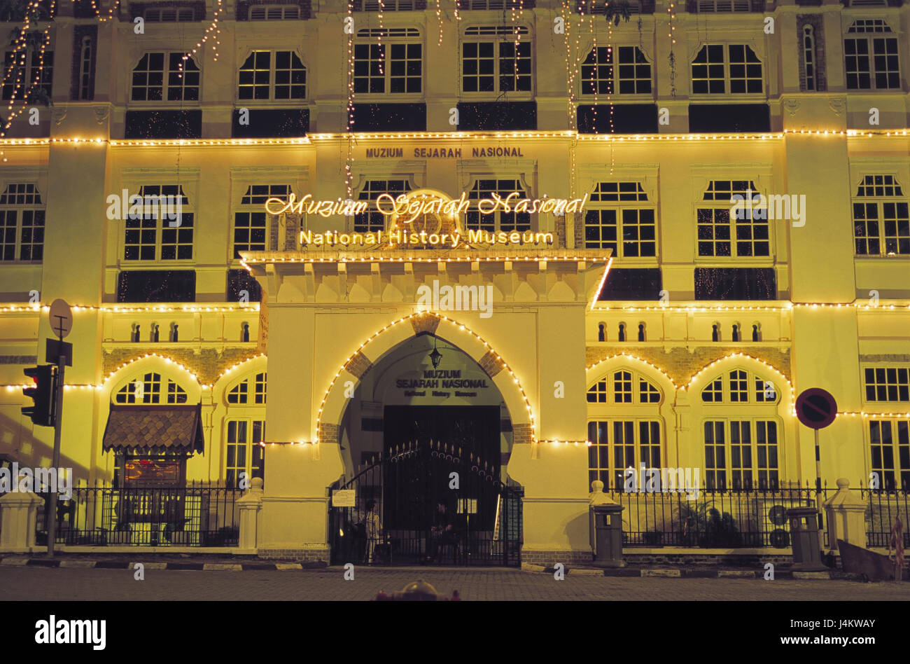 Malaysia, Kuala Lumpur, Nationwide History museum, night Asia