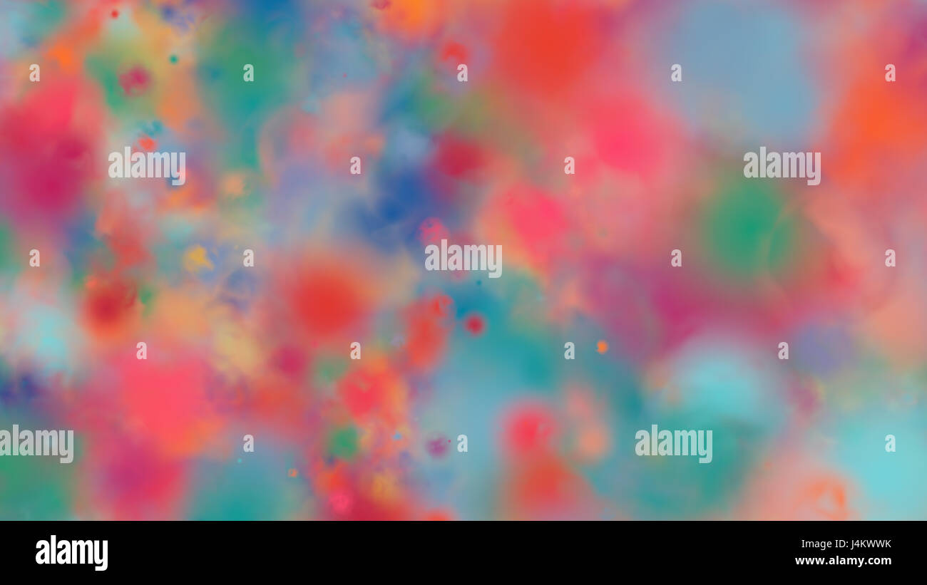 Beautiful abstract colorful blurred background with defocused lights ...