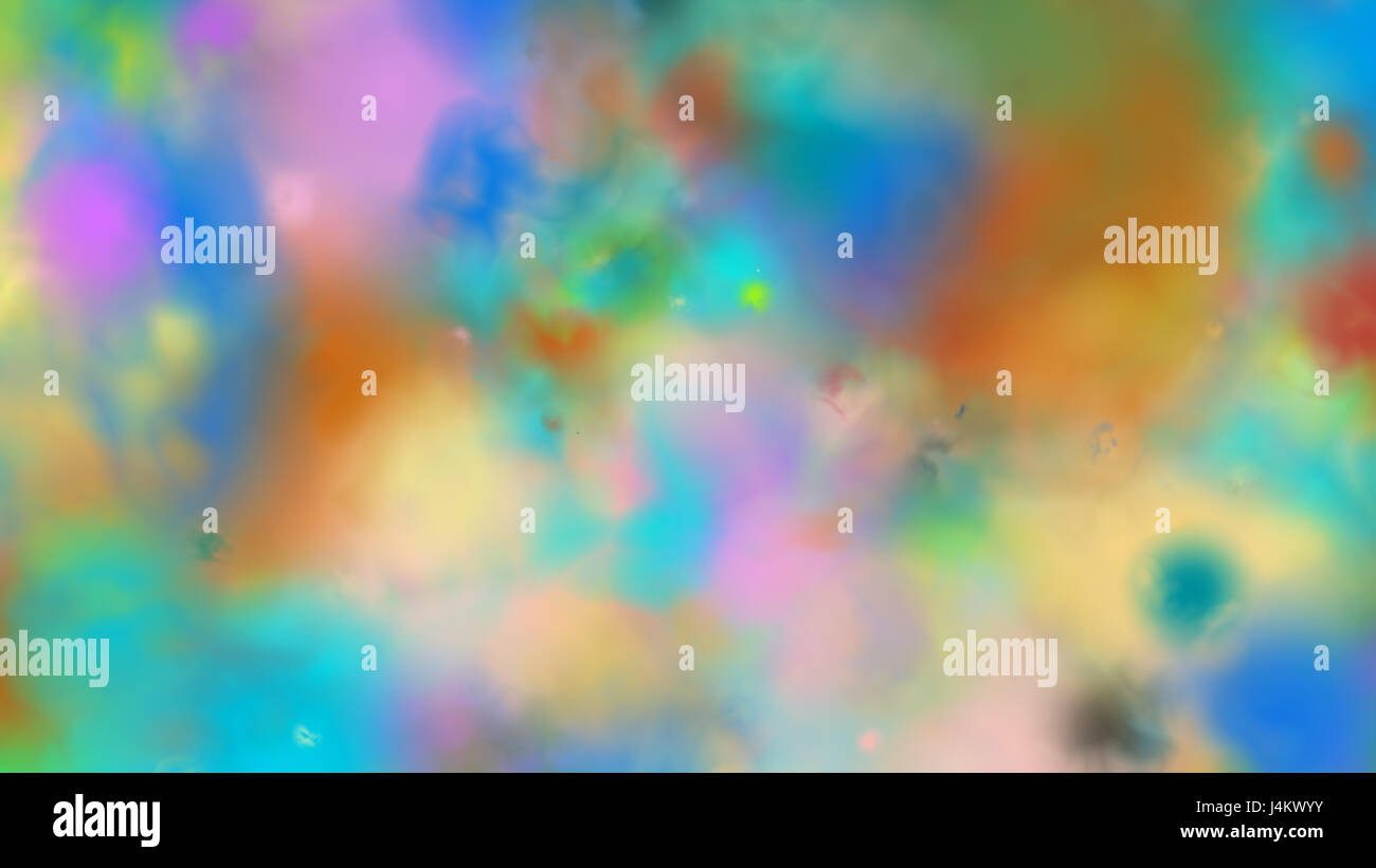 Beautiful abstract colorful blurred background with defocused lights ...