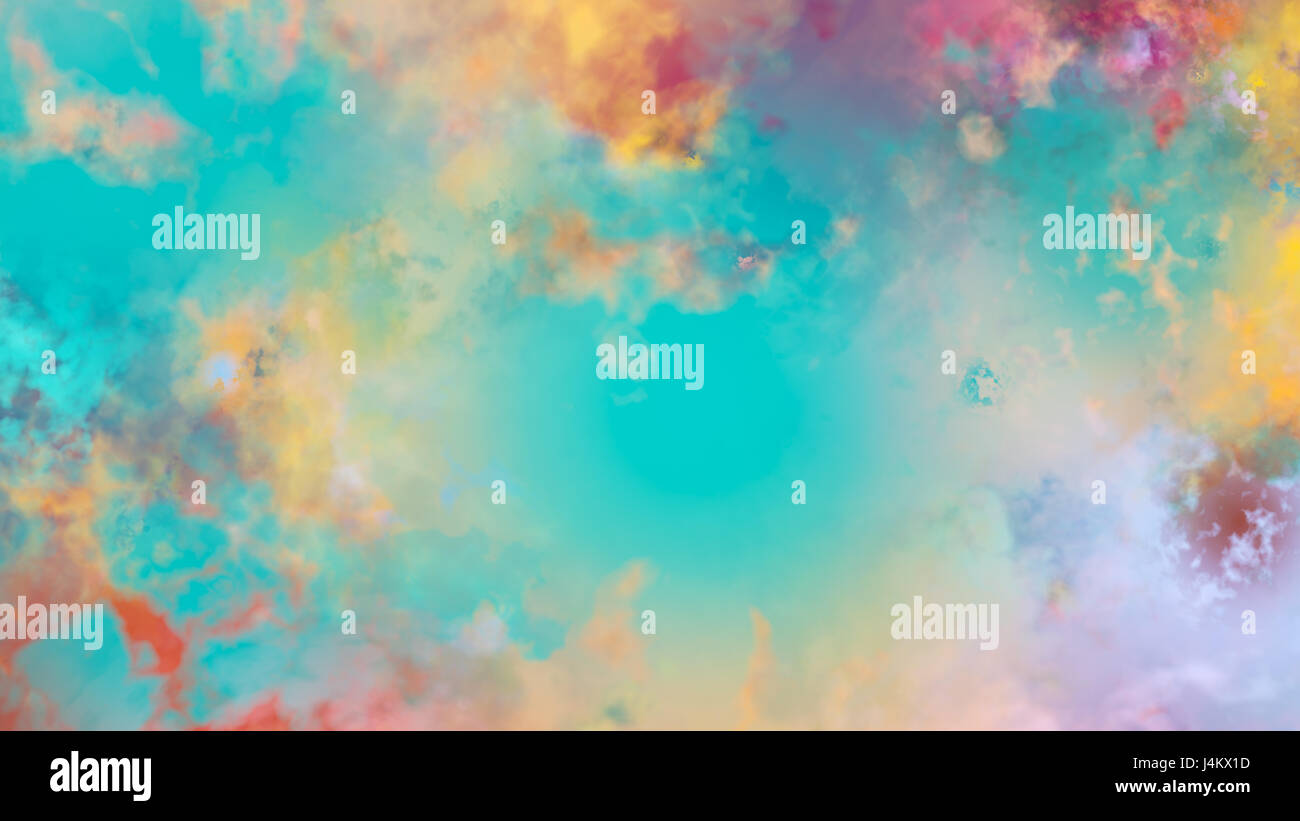 Beautiful abstract colorful blurred background with defocused lights ...