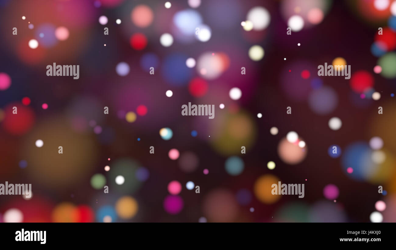 Beautiful colorful bokeh blurred background with defocused lights Stock ...