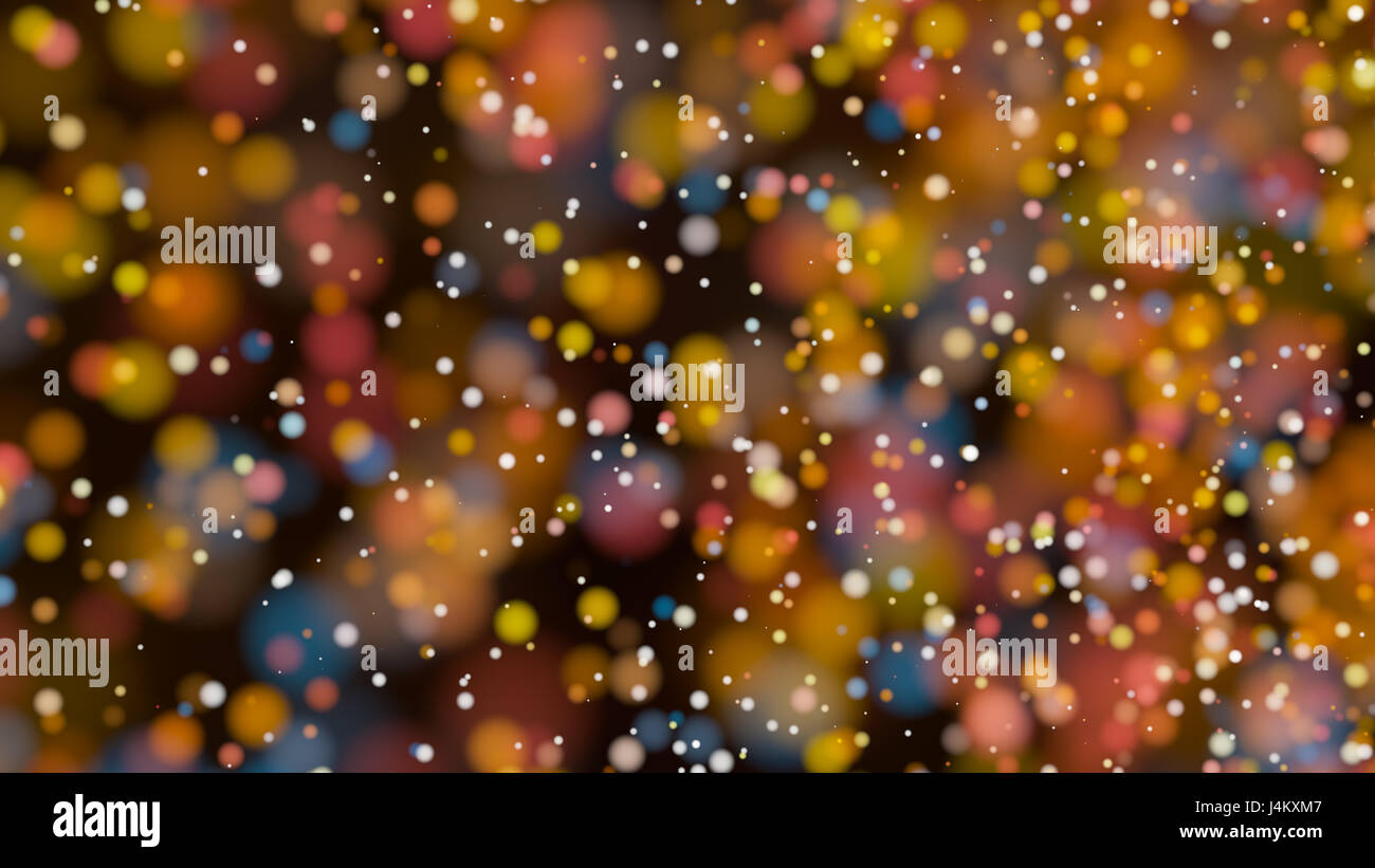 Beautiful colorful bokeh blurred background with defocused lights Stock ...