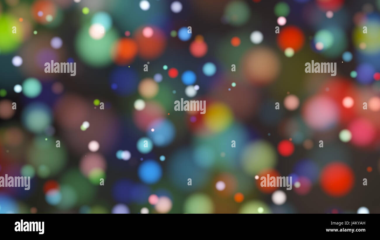 Beautiful colorful bokeh blurred background with defocused lights Stock ...