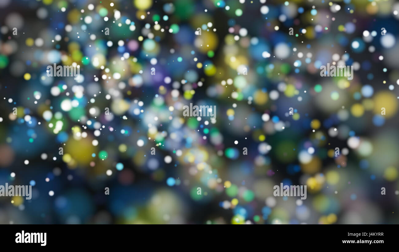 Beautiful colorful bokeh blurred background with defocused lights Stock ...