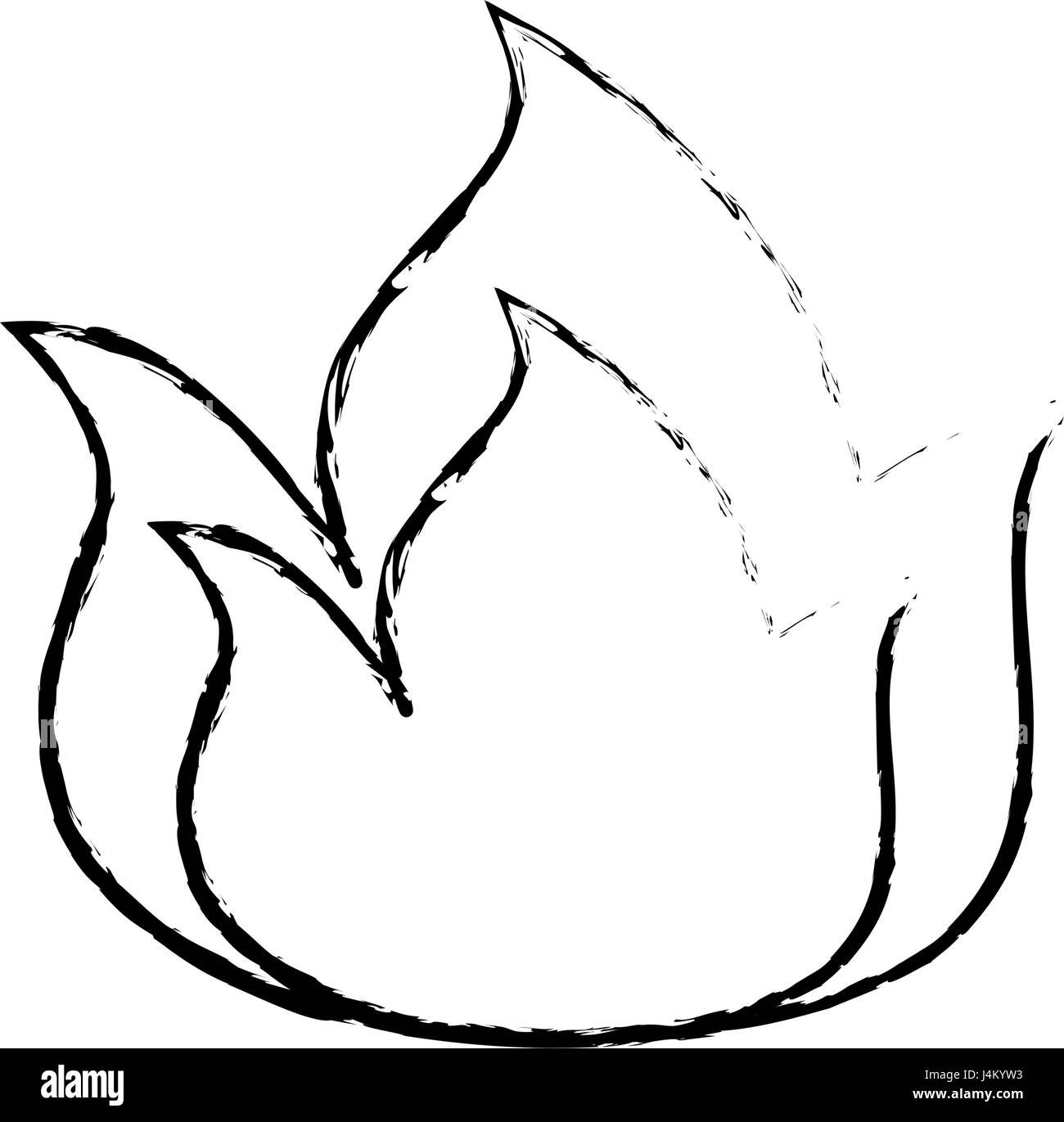 fire flame icon Stock Vector Image & Art - Alamy