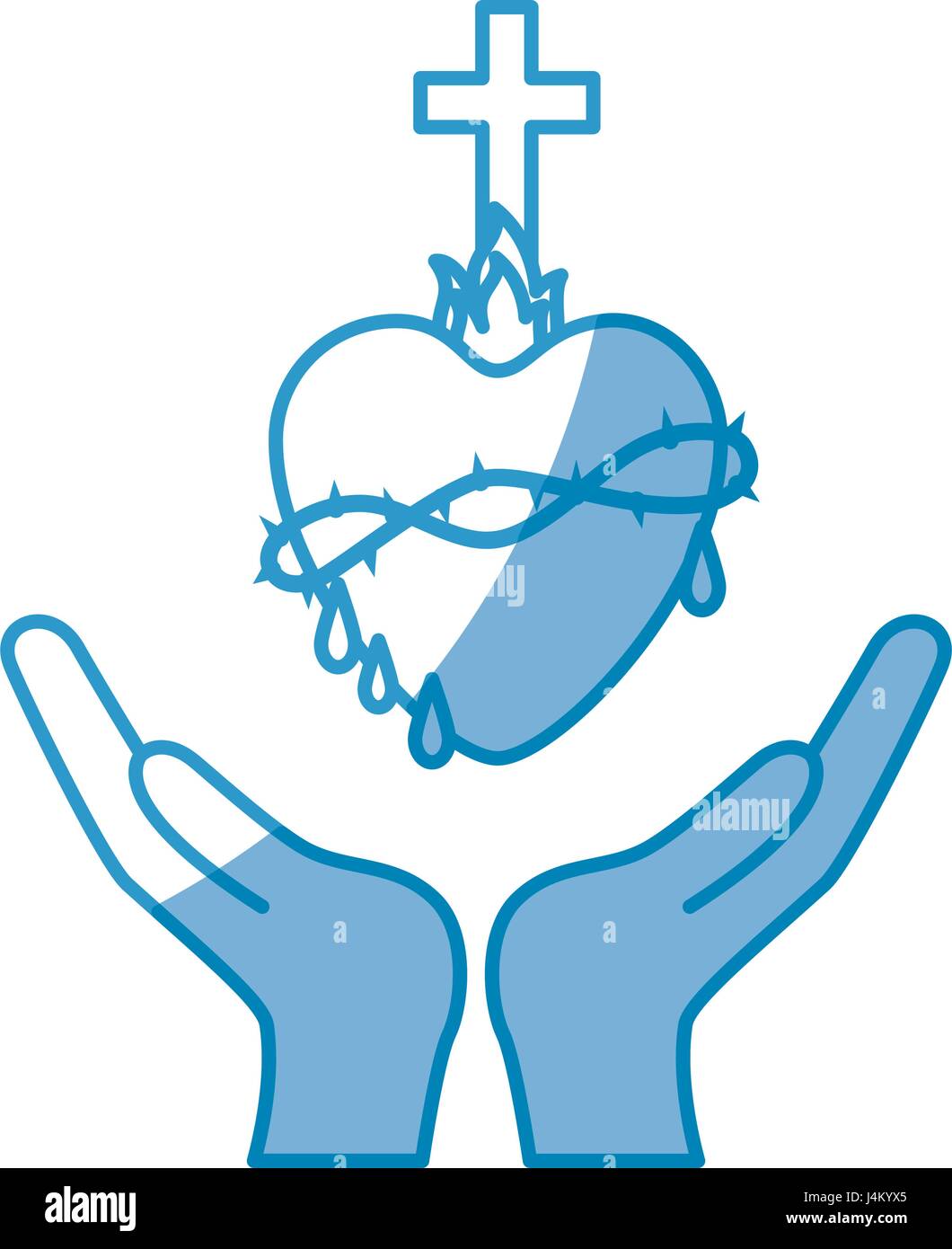 sacred heart icon Stock Vector Image & Art - Alamy