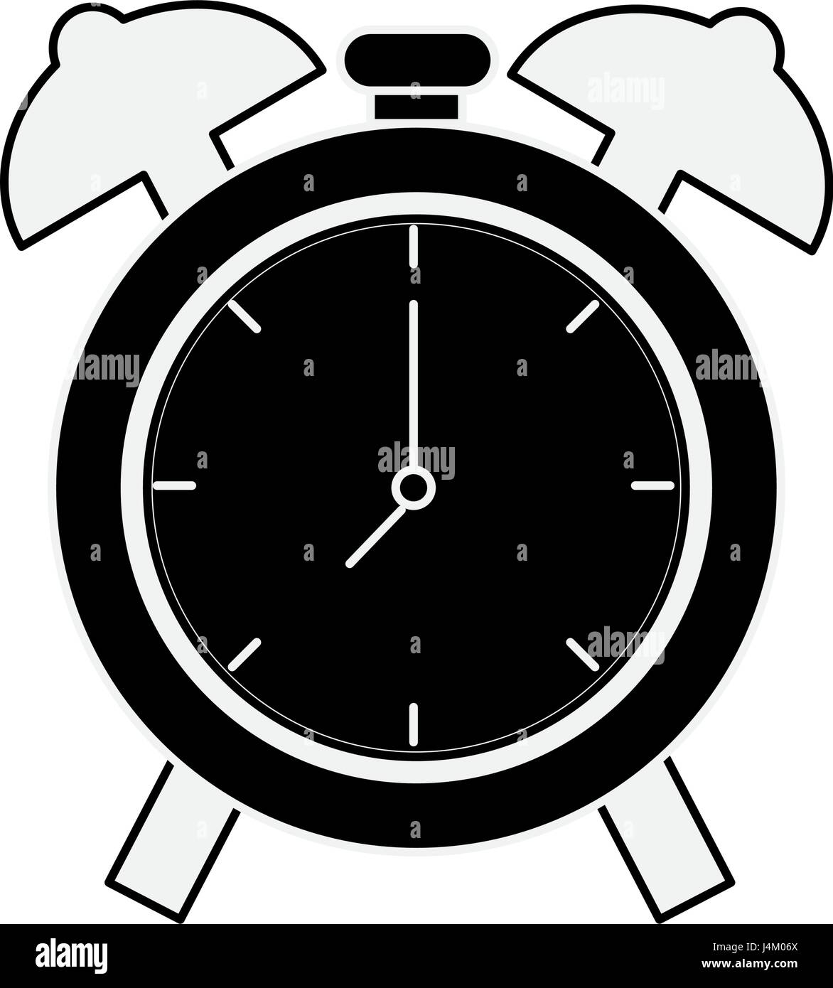 Alarm clock isolated Stock Vector Image & Art - Alamy