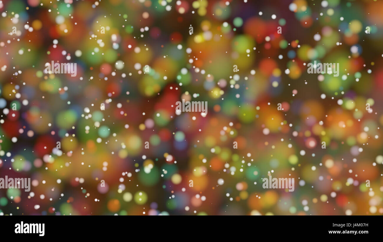 Beautiful colorful bokeh blurred background with defocused lights Stock ...