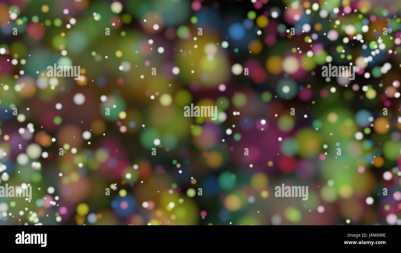 Beautiful colorful bokeh blurred background with defocused lights Stock ...